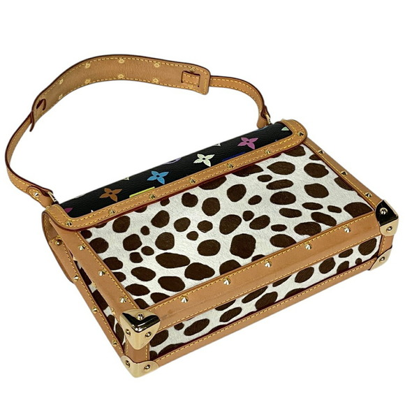 Louis Vuitton Handbags - Louis Vuitton Bag Noir Black Shoulder Sac Dalmatian Multicolor